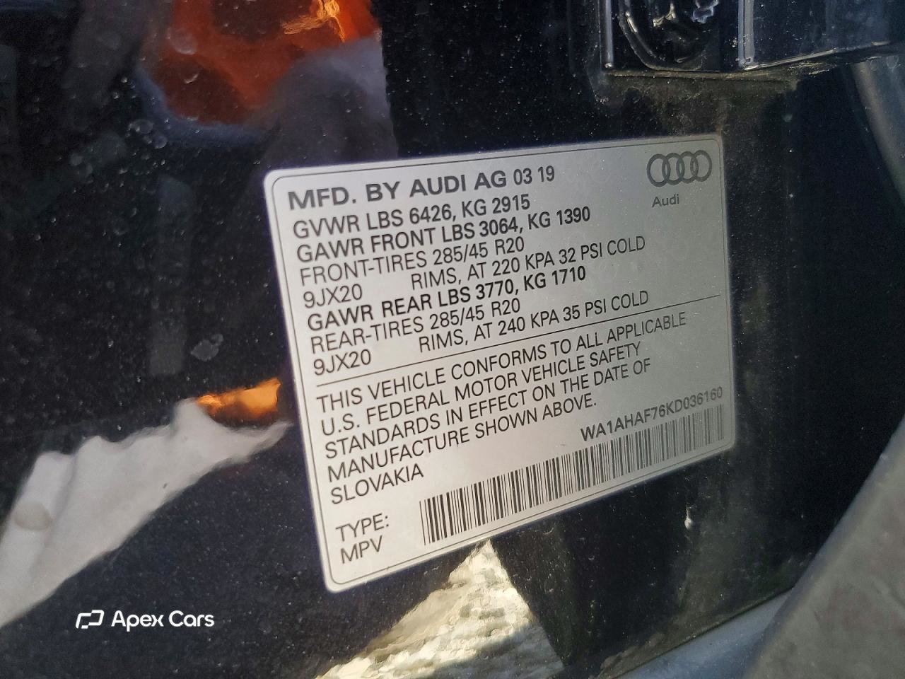 Audi Q7 2019