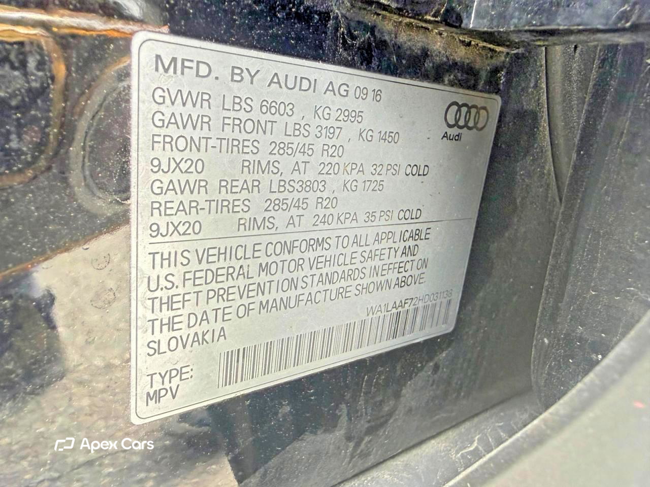 Audi Q7 2017