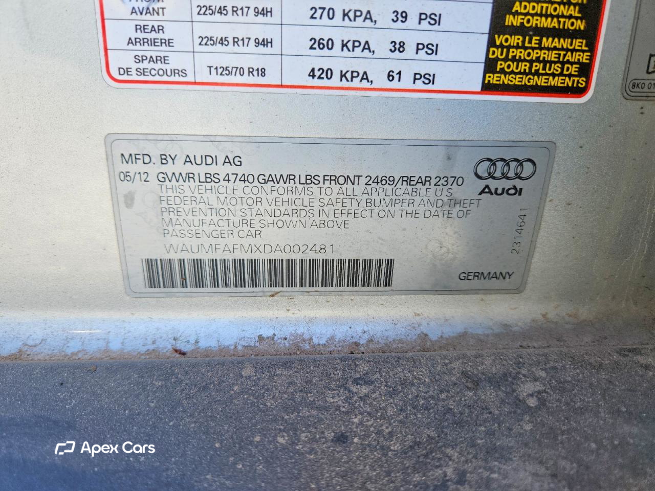 Audi A3 2013