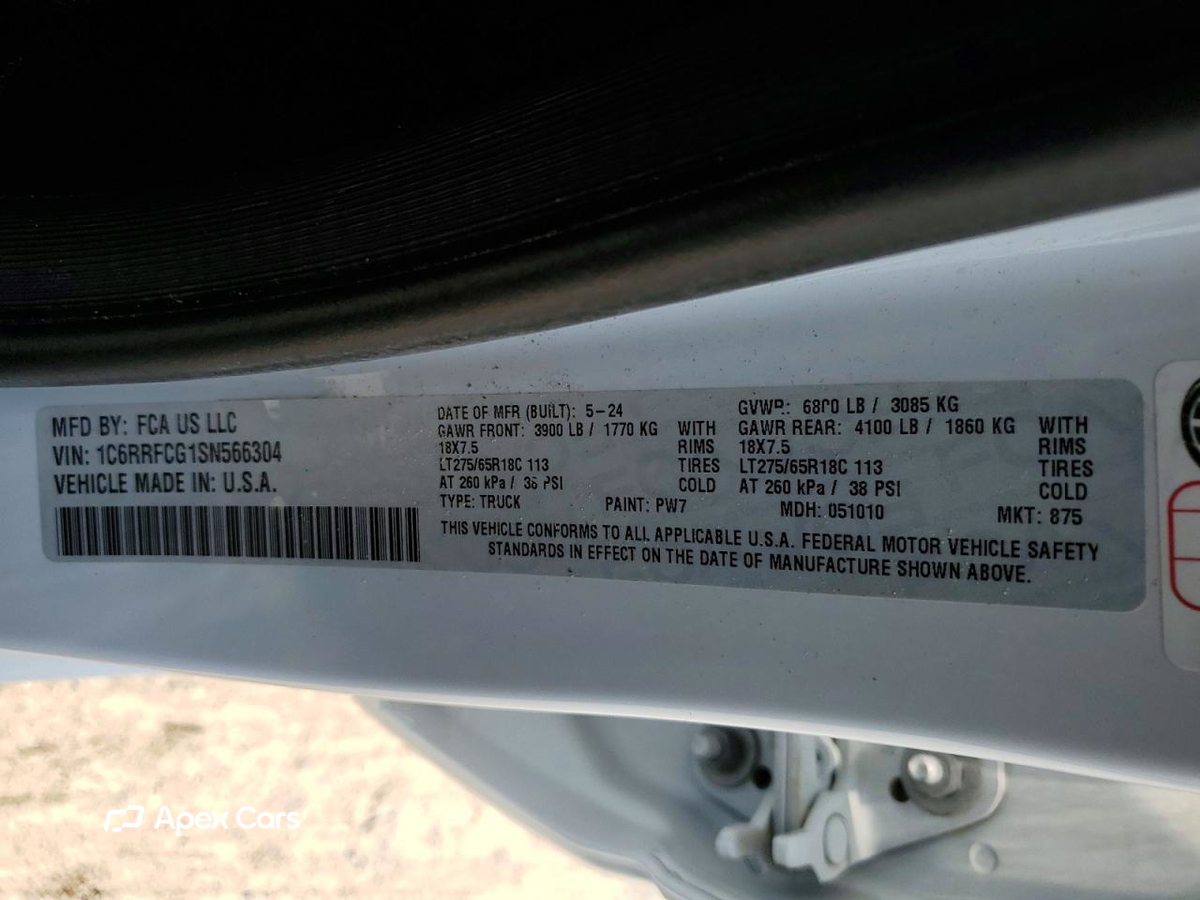 RAM 1500 2025
