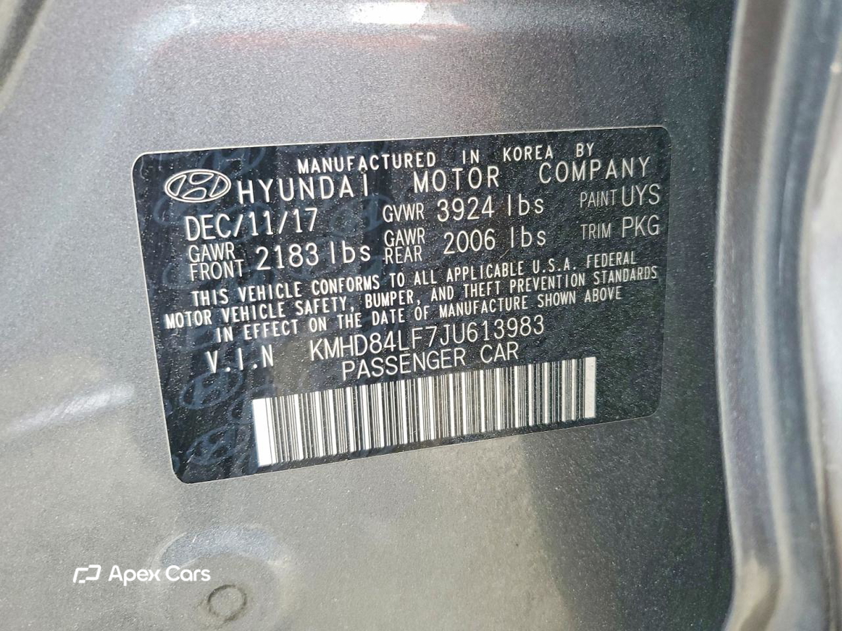 Hyundai Elantra 2018