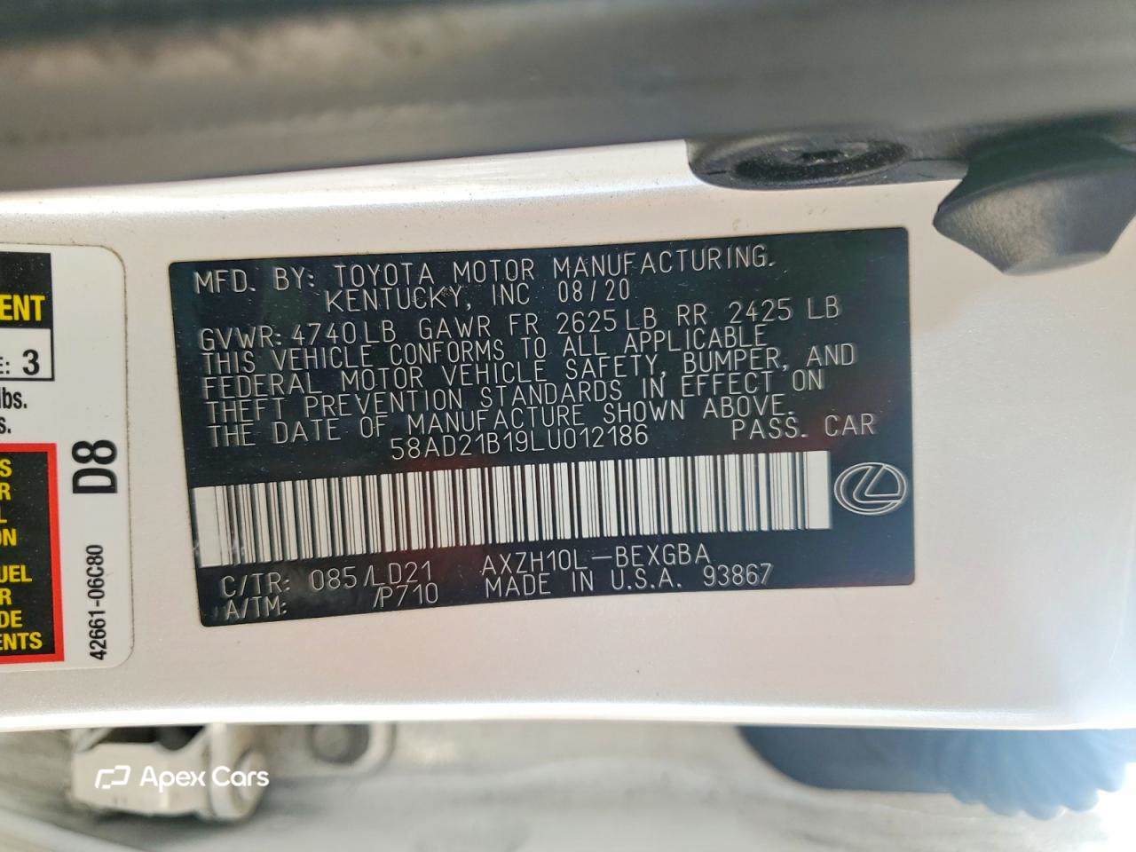 Lexus ES 2020
