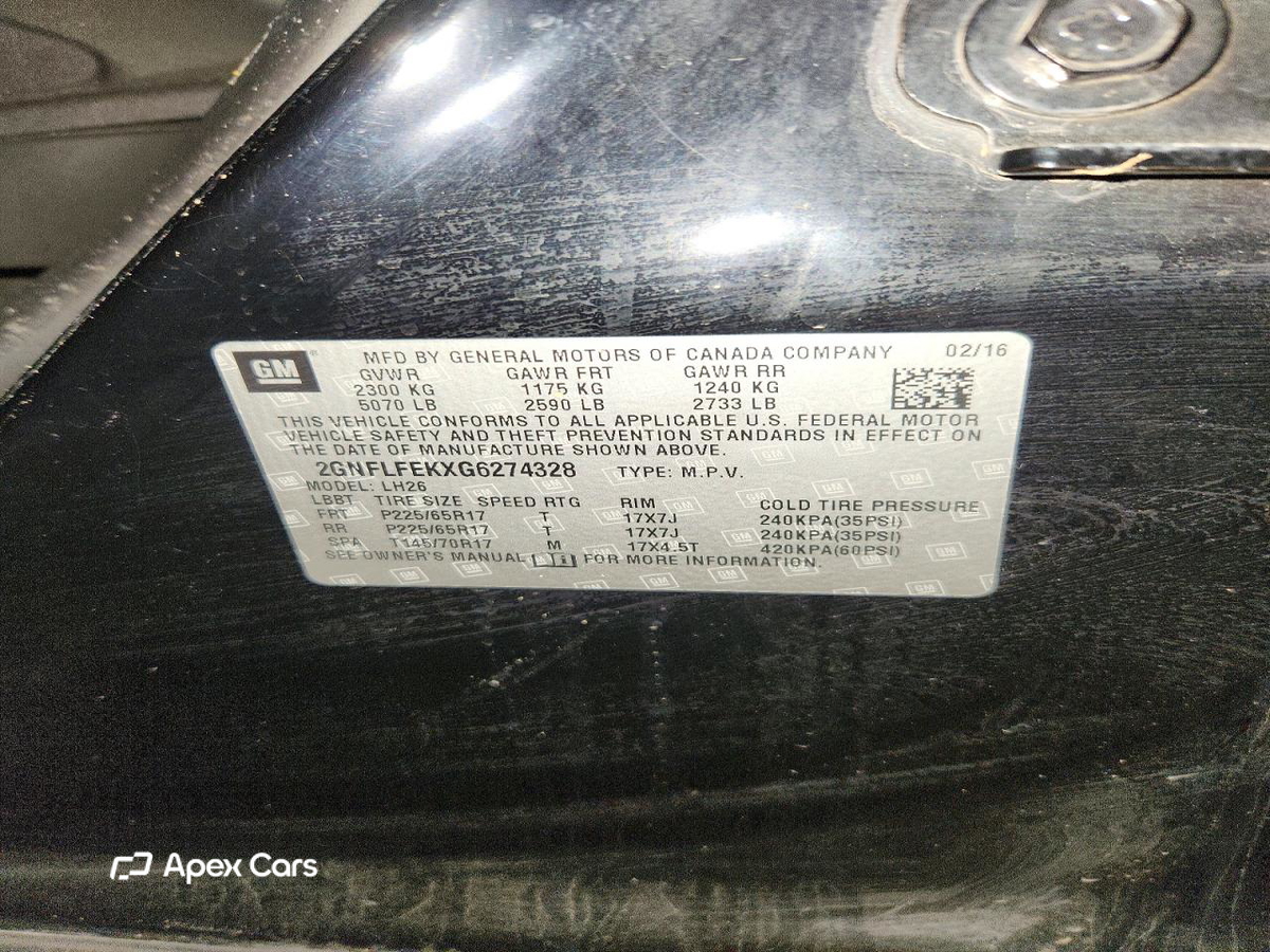 Chevrolet Equinox 2016