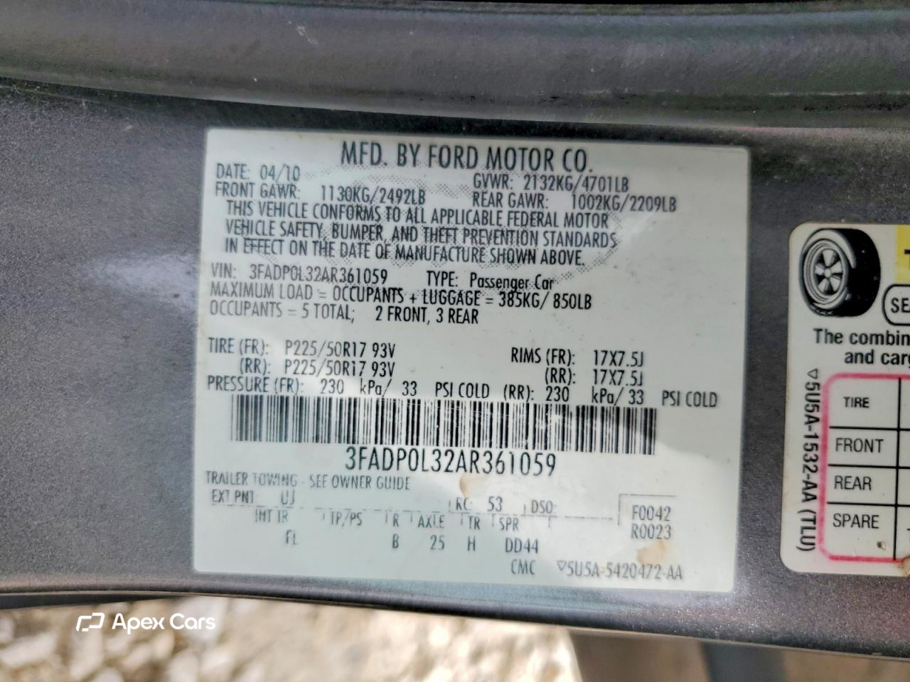 Ford Fusion 2010
