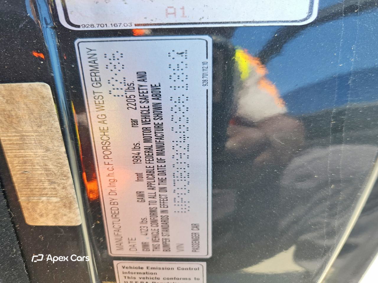 Porsche 928 1986