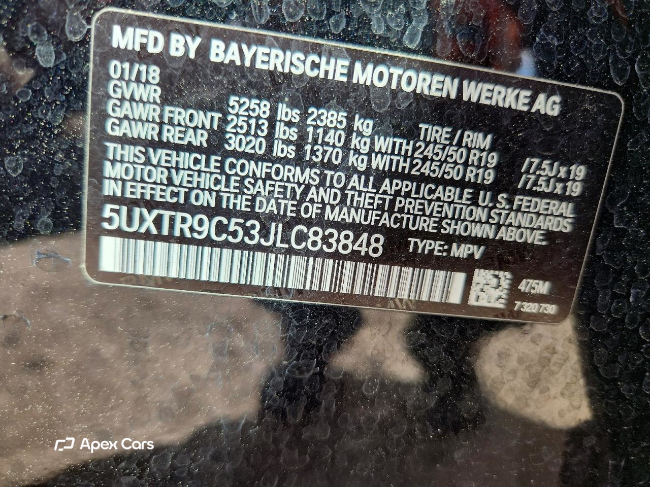 BMW X3 2018