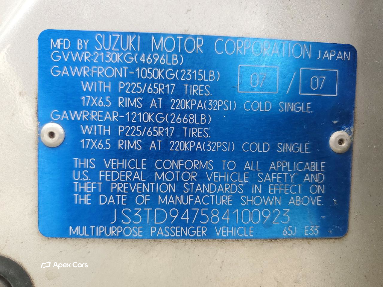 Suzuki Grand Vitara 2008