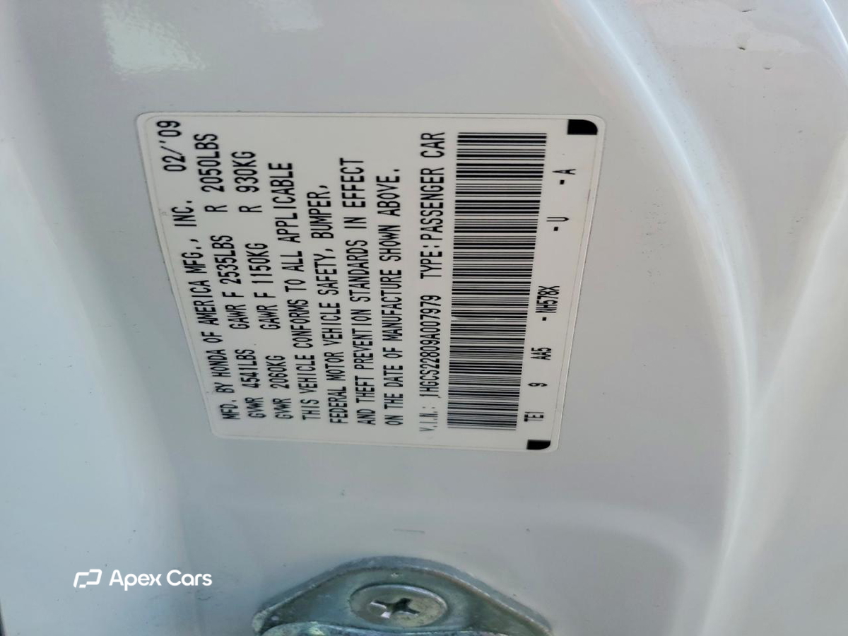 Honda Accord 2009