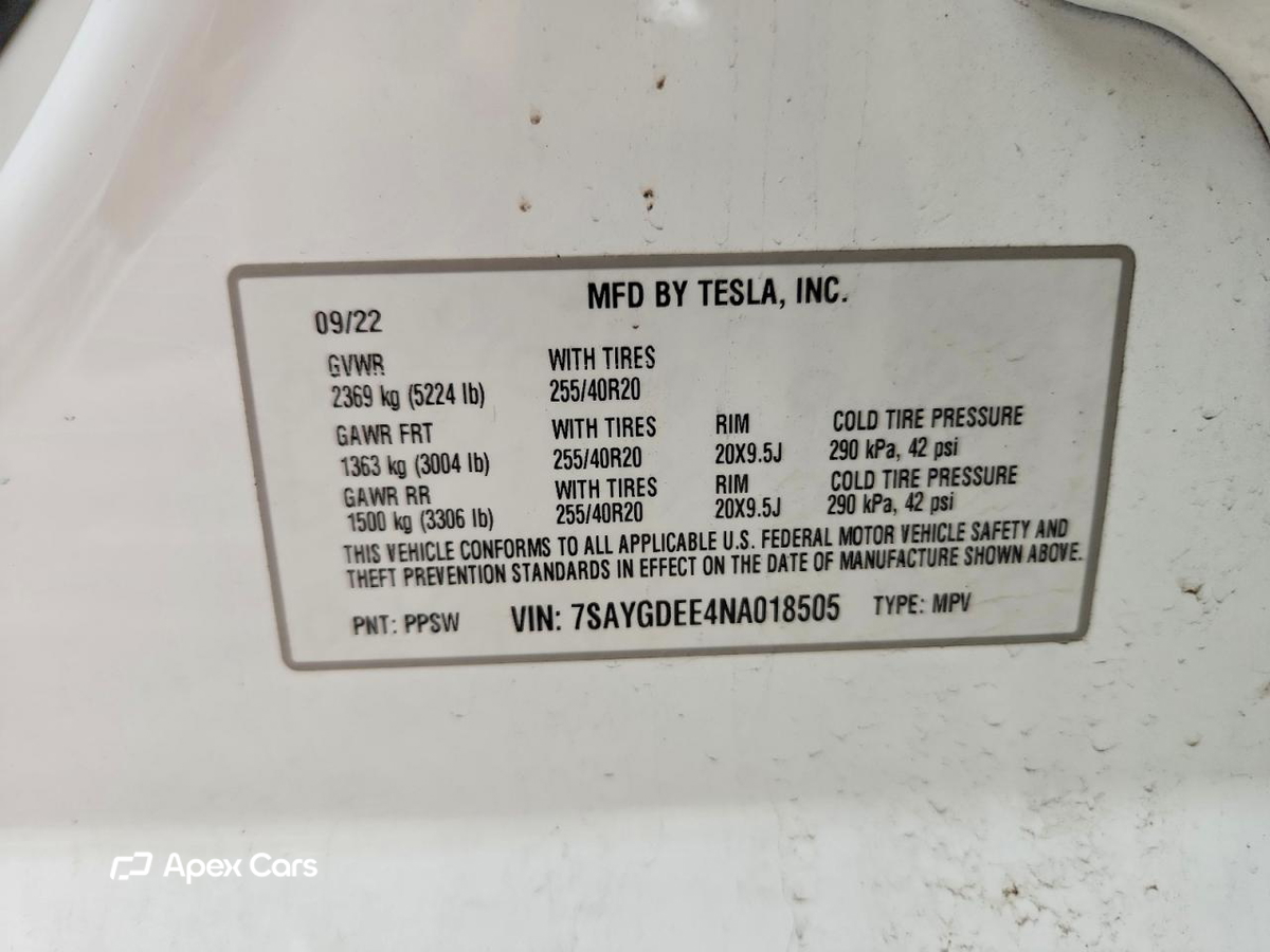 Tesla Model Y 2022