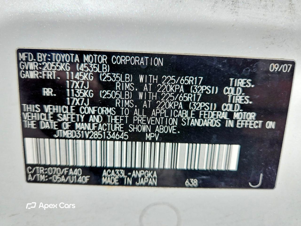 Toyota RAV 4 2008