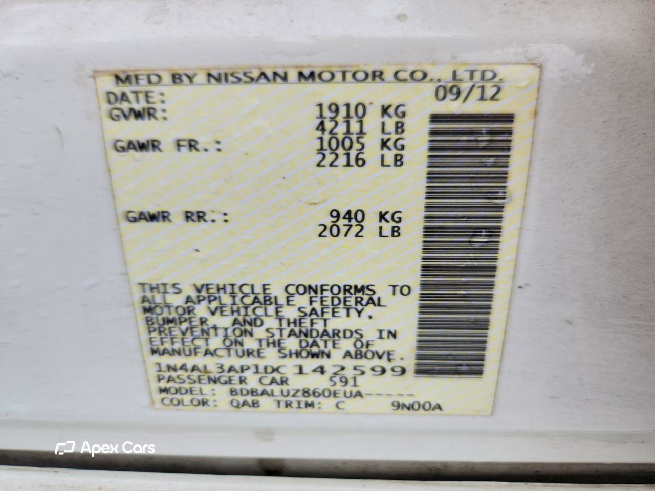 Nissan Altima 2013