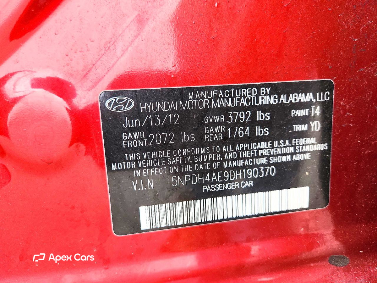 Hyundai Elantra 2013