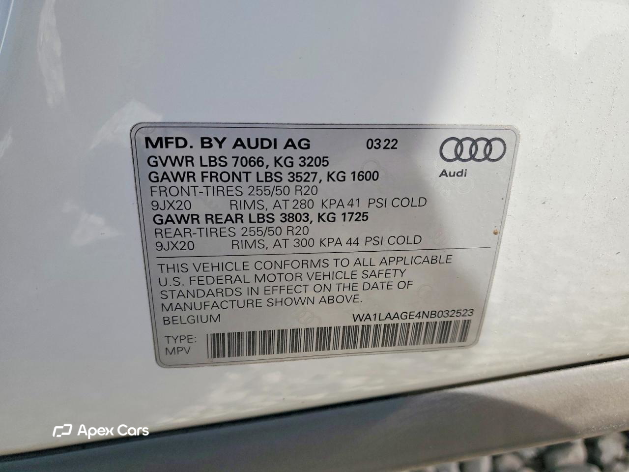 Audi e-tron 2022