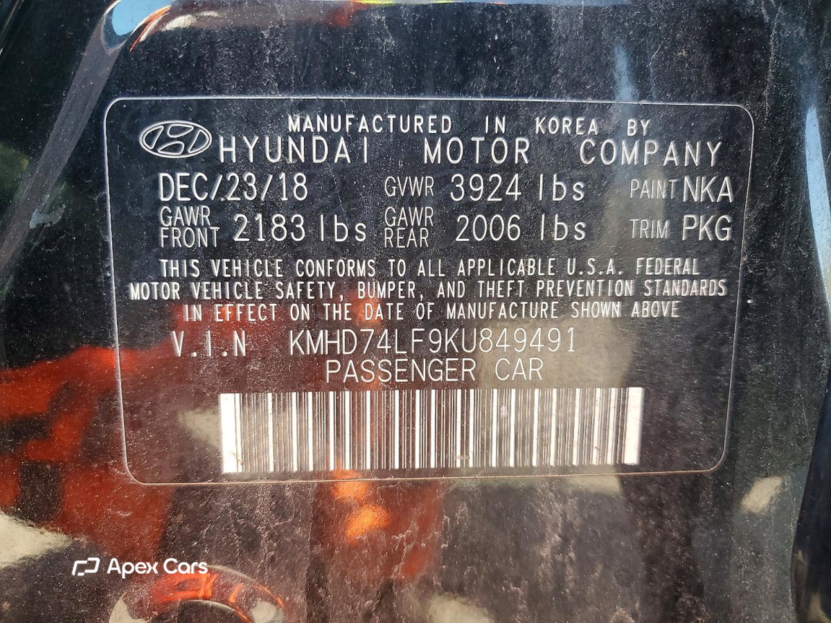 Hyundai Elantra 2019