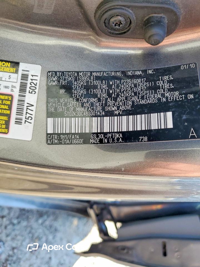 Toyota Sienna 2011