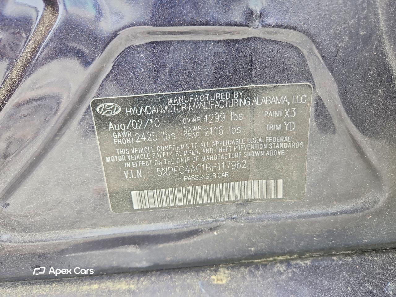 Hyundai Sonata 2011