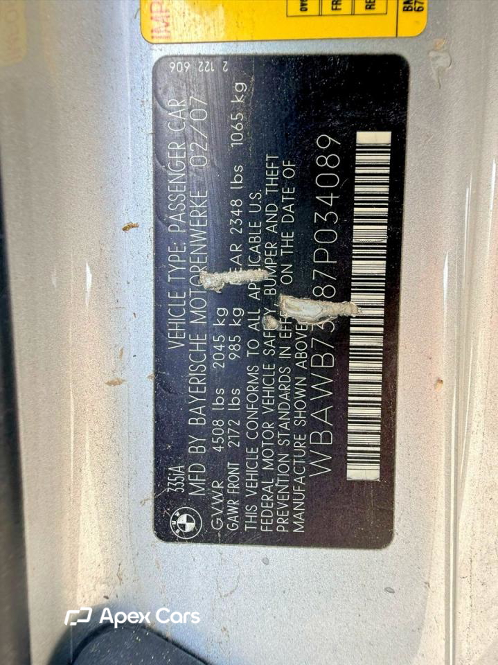 BMW Series 3 2007