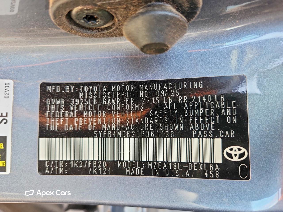 Toyota Corolla 2026