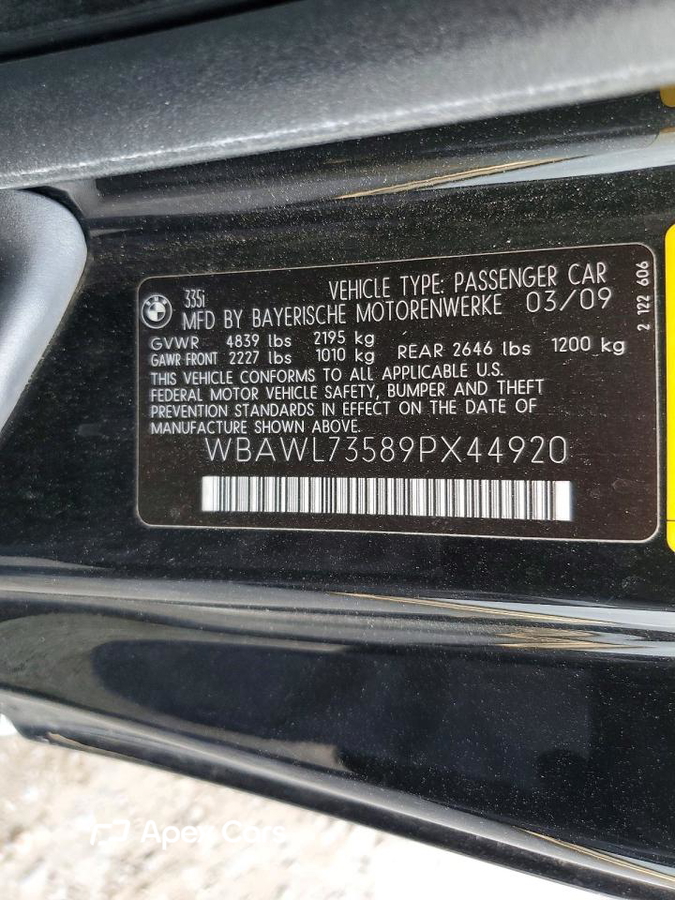 BMW Series 3 2009