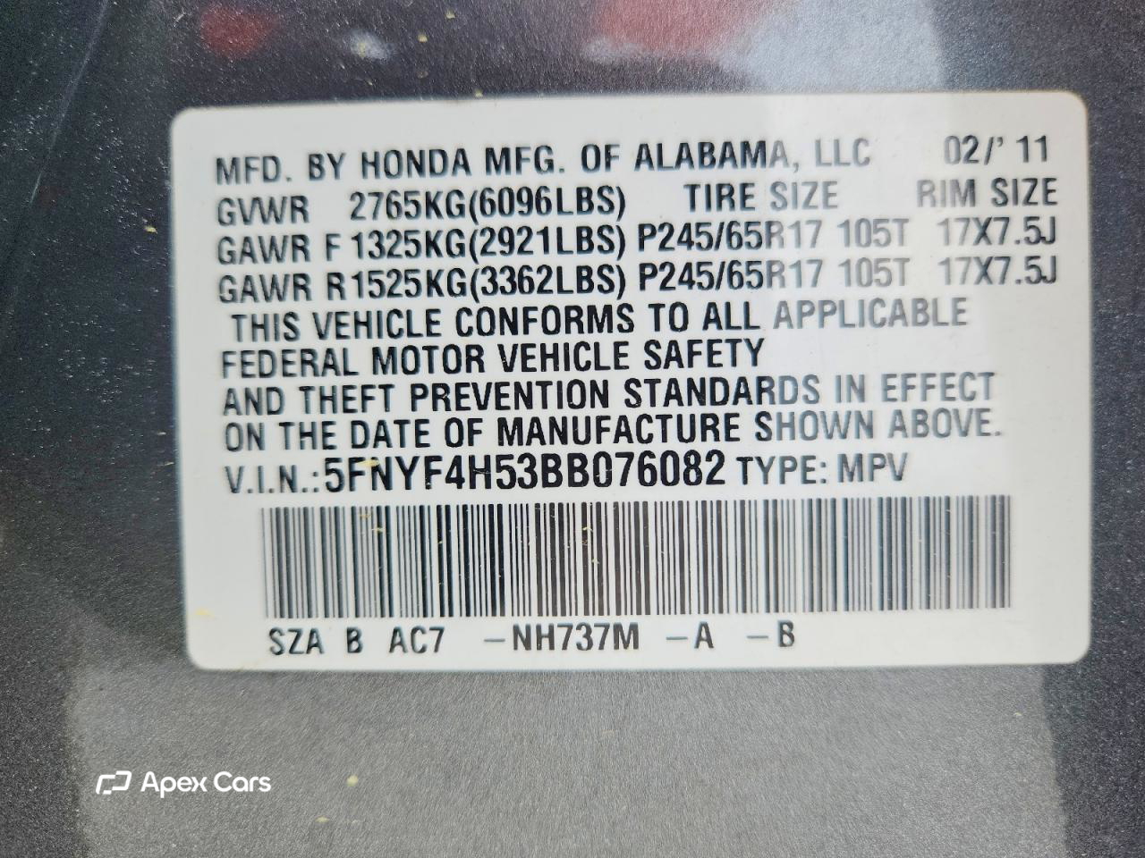 Honda Pilot 2011