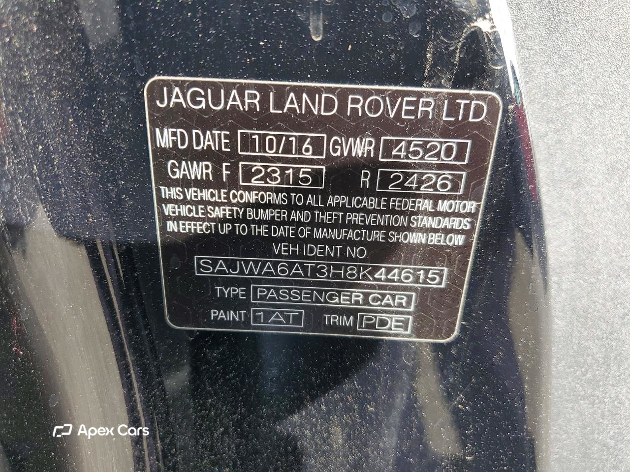 Jaguar F-Type 2017