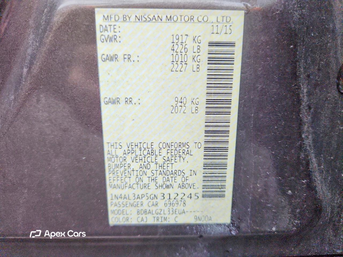 Nissan Altima 2016
