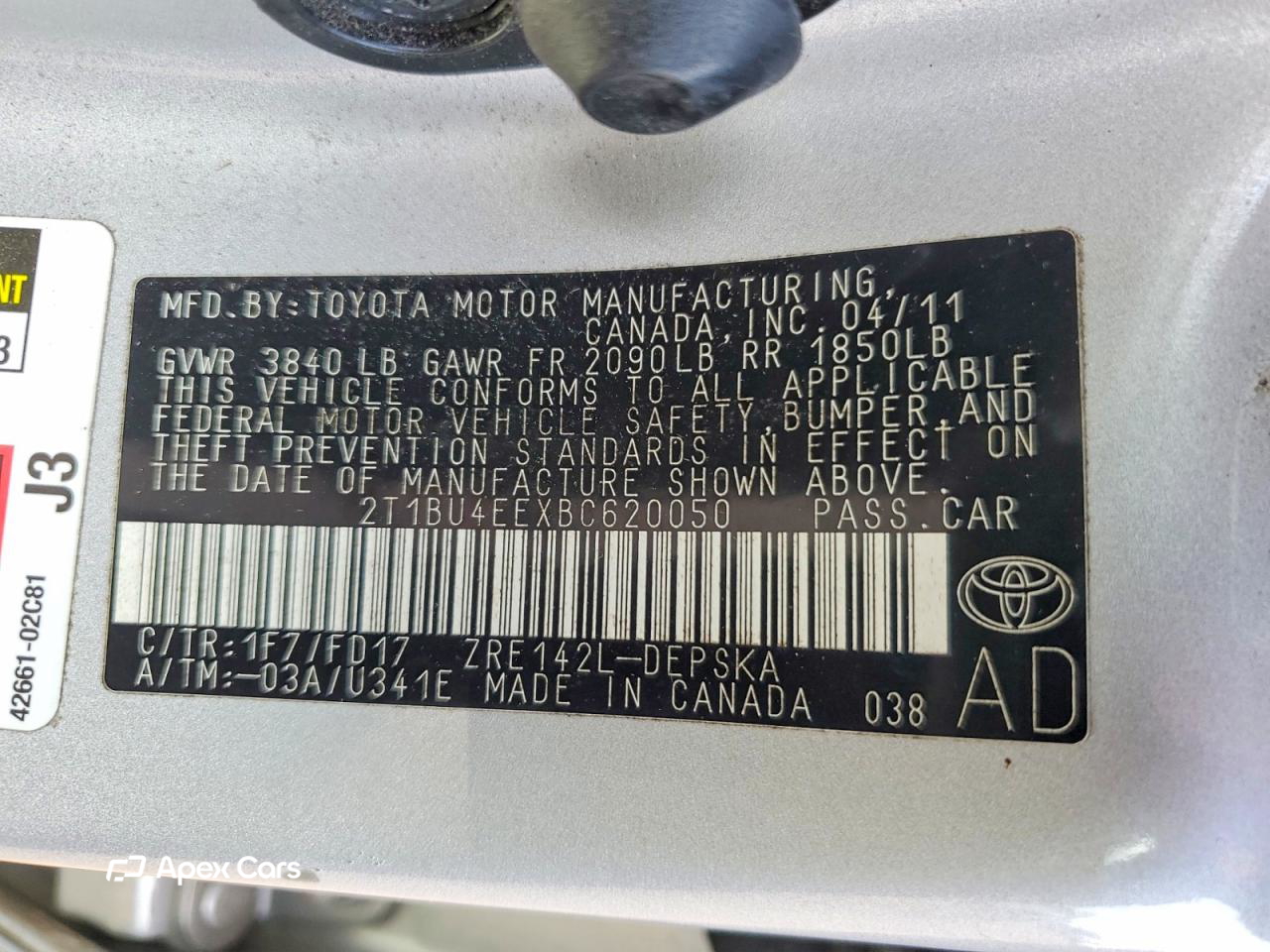 Toyota Corolla 2011