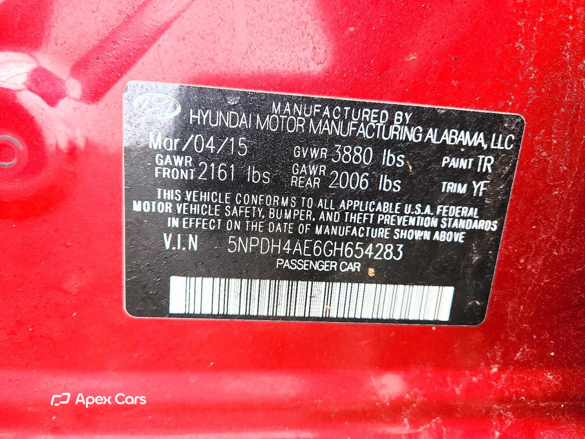 Hyundai Elantra 2016