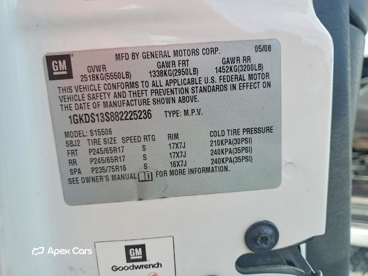 GMC Envoy 2008