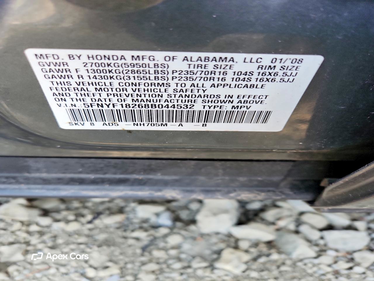 Honda Pilot 2008