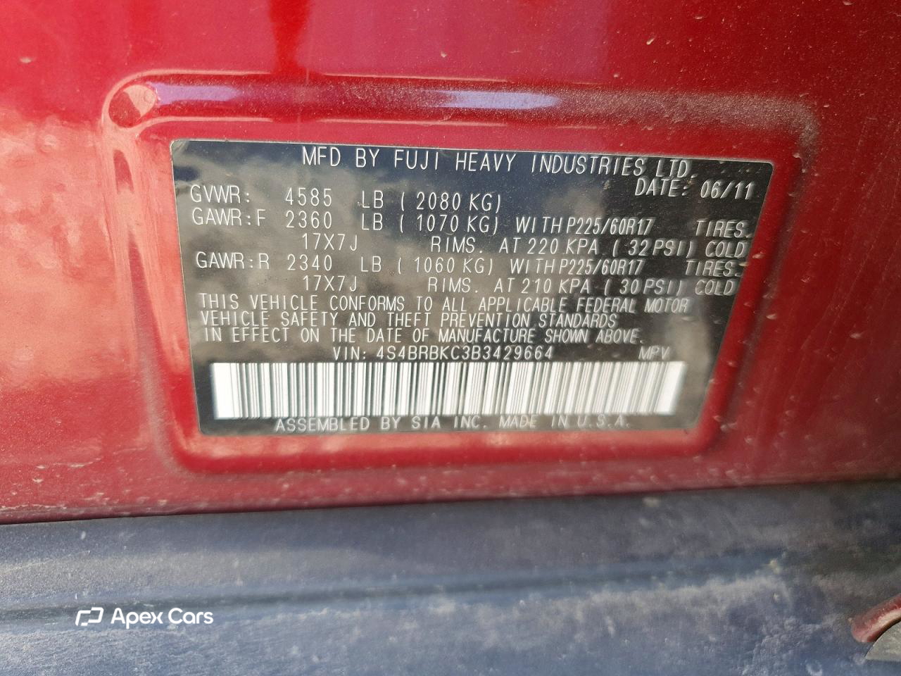 Subaru Outback 2011