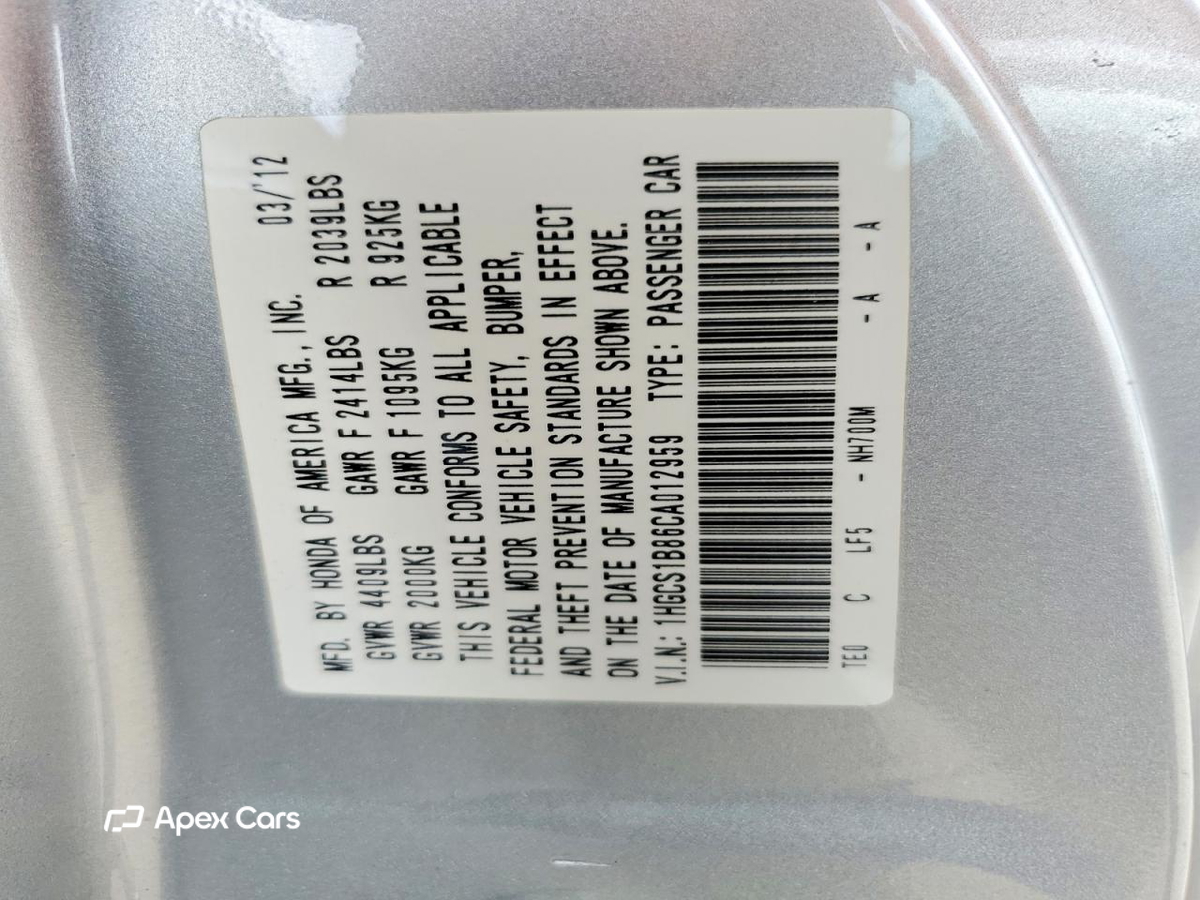 Honda Accord 2012