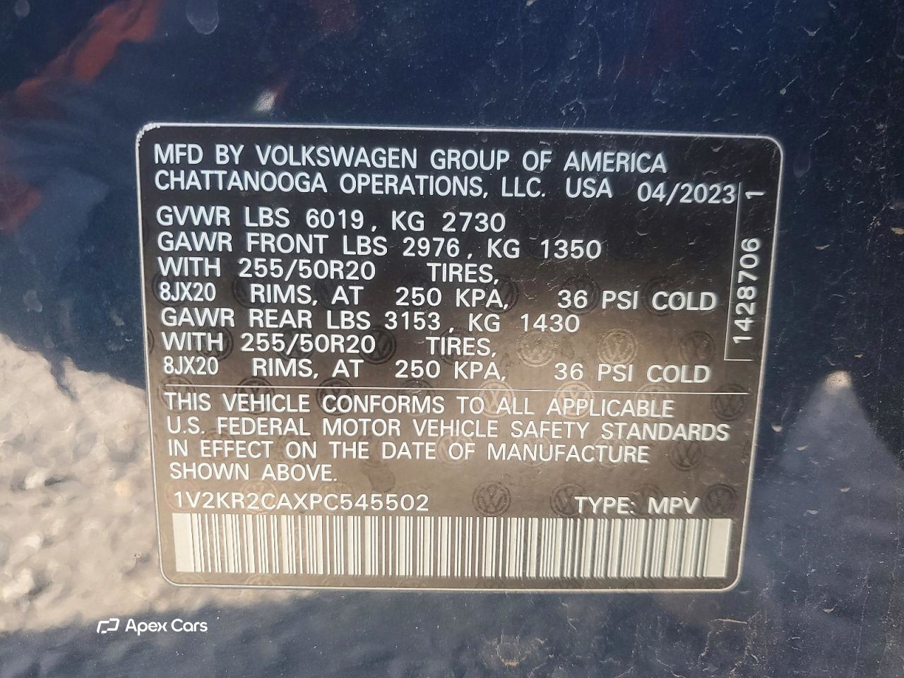 Volkswagen Atlas 2023