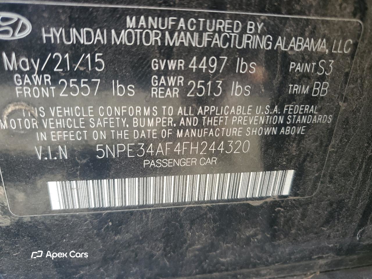 Hyundai Sonata 2015