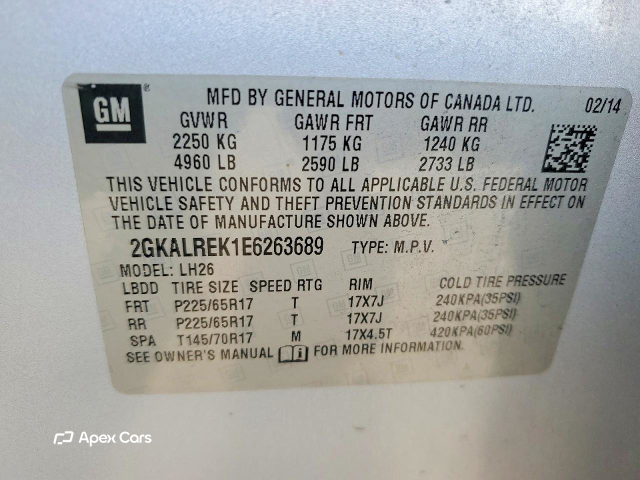 GMC Terrain 2014