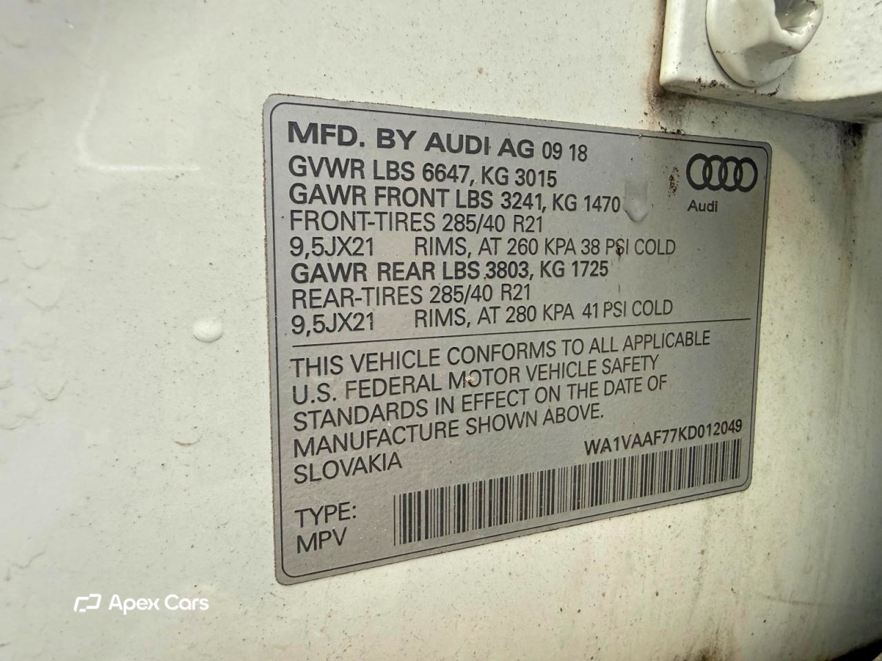 Audi Q7 2019