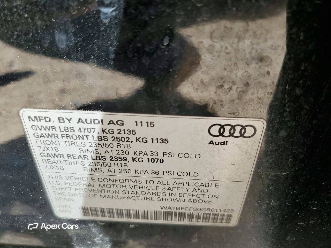 Audi Q3 2016