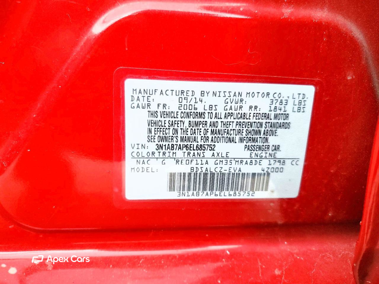 Nissan Sentra 2014