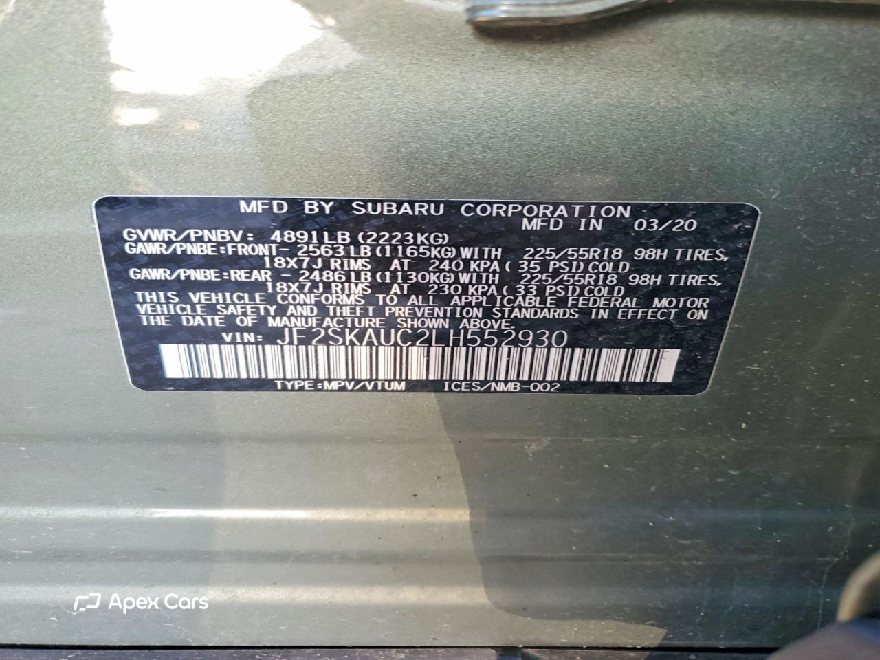 Subaru Forester 2020