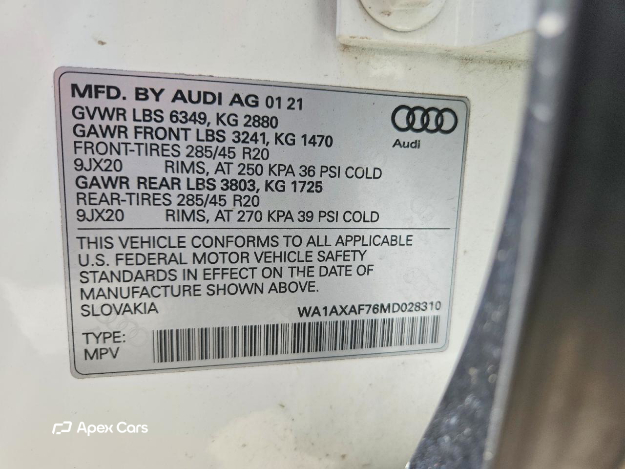 Audi Q7 2021