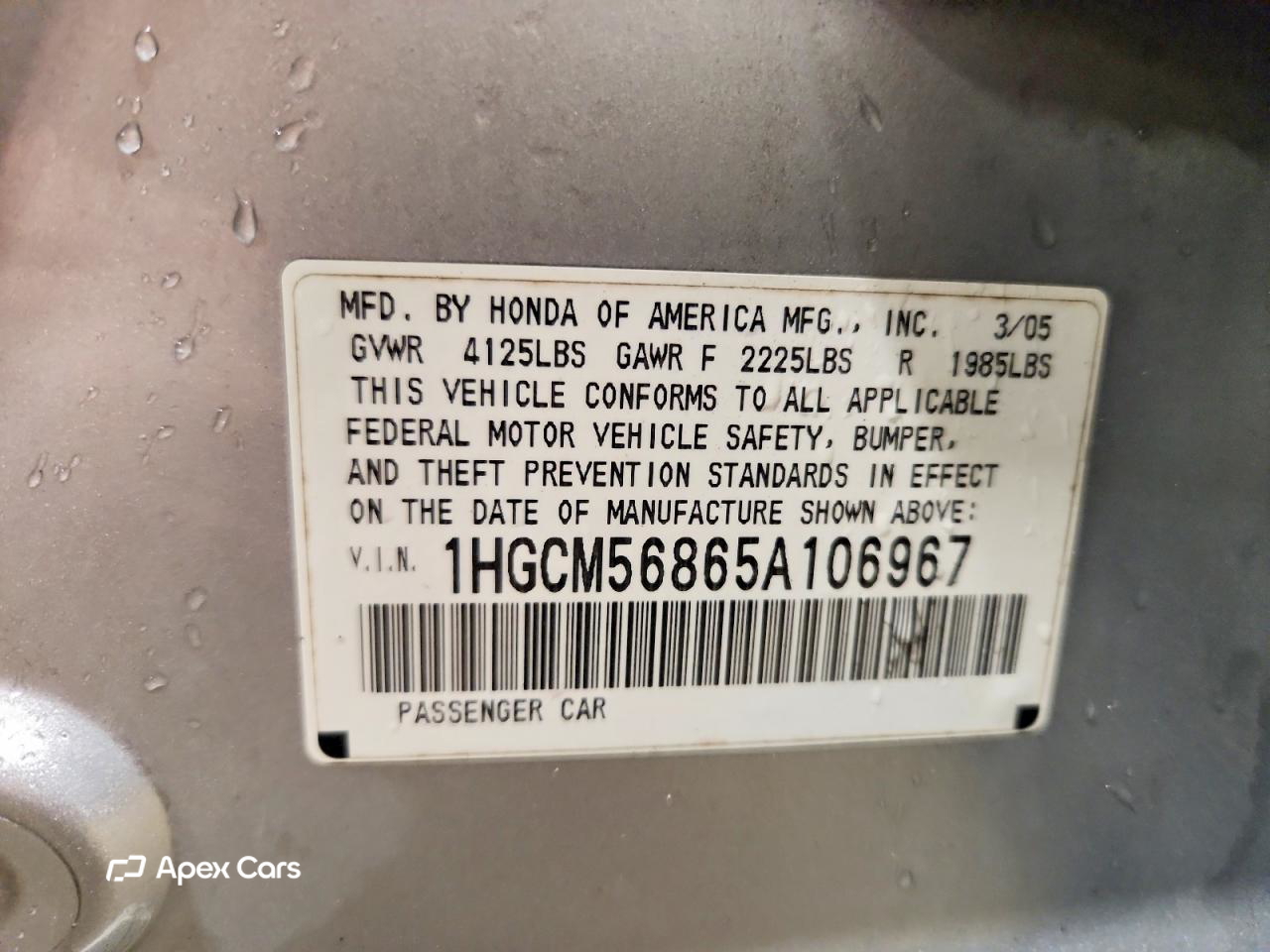 Honda Accord 2005