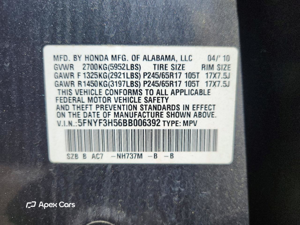 Honda Pilot 2011