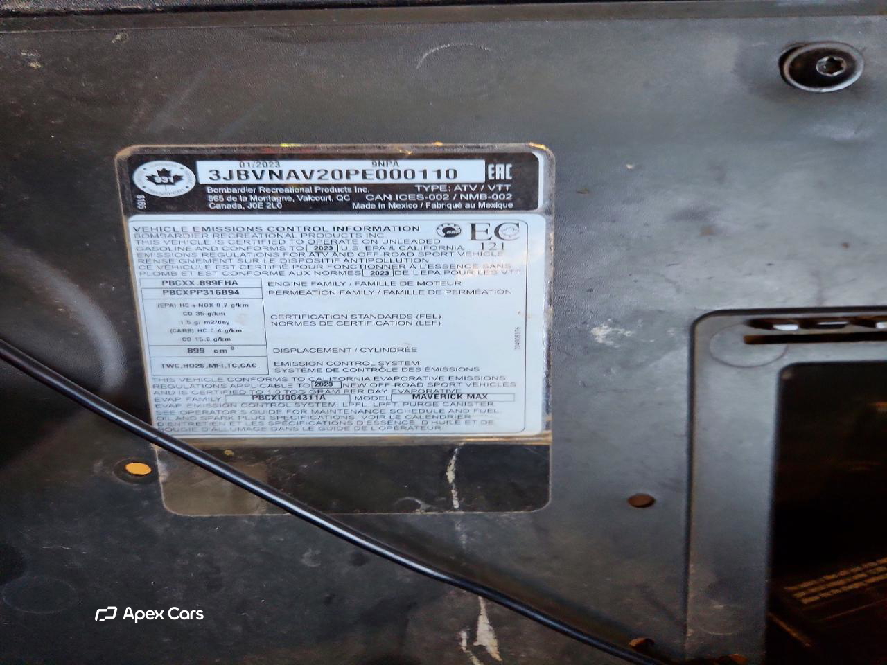 can-am/ brp maverick 2023