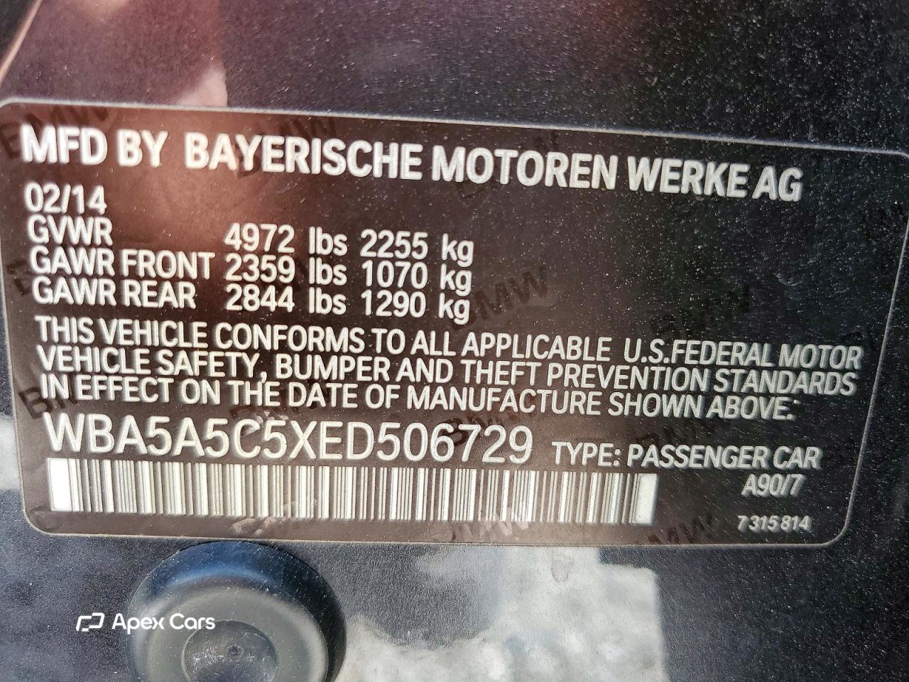 BMW Series 5 2014