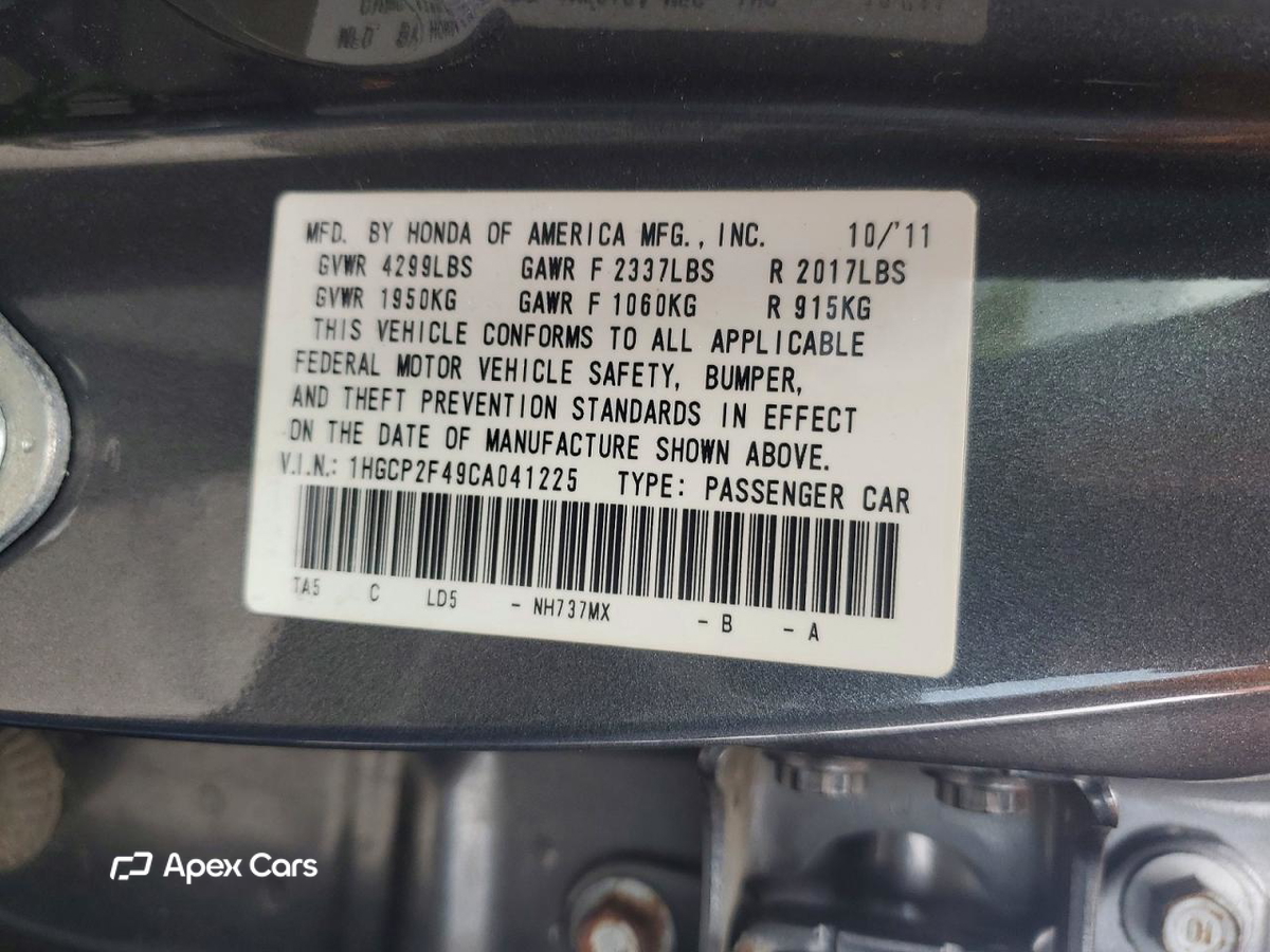 Honda Accord 2012