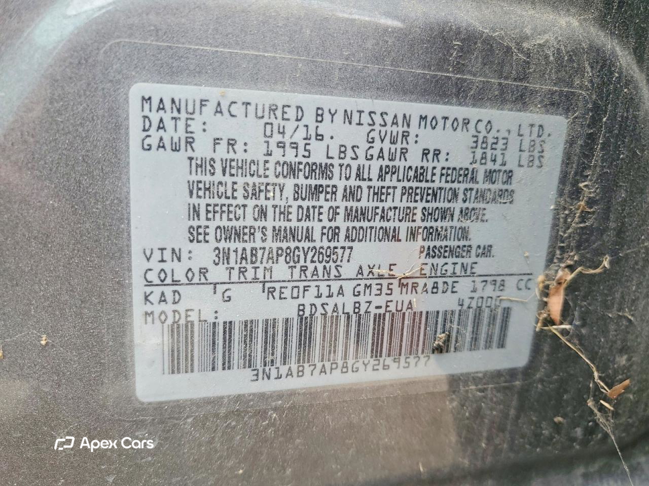 Nissan Sentra 2016