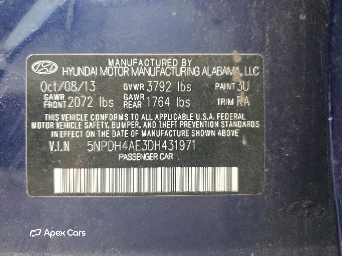 Hyundai Elantra 2013