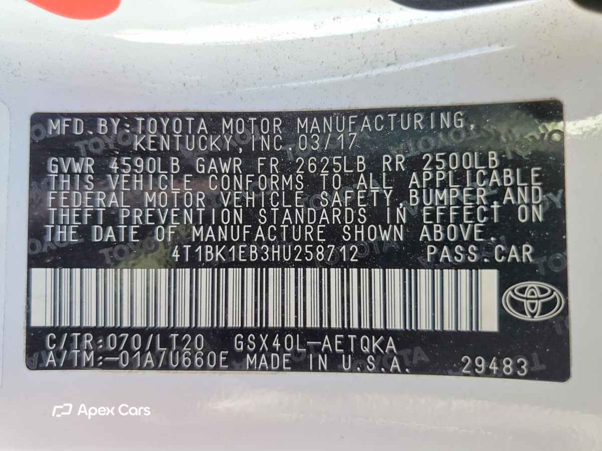 Toyota Avalon 2017