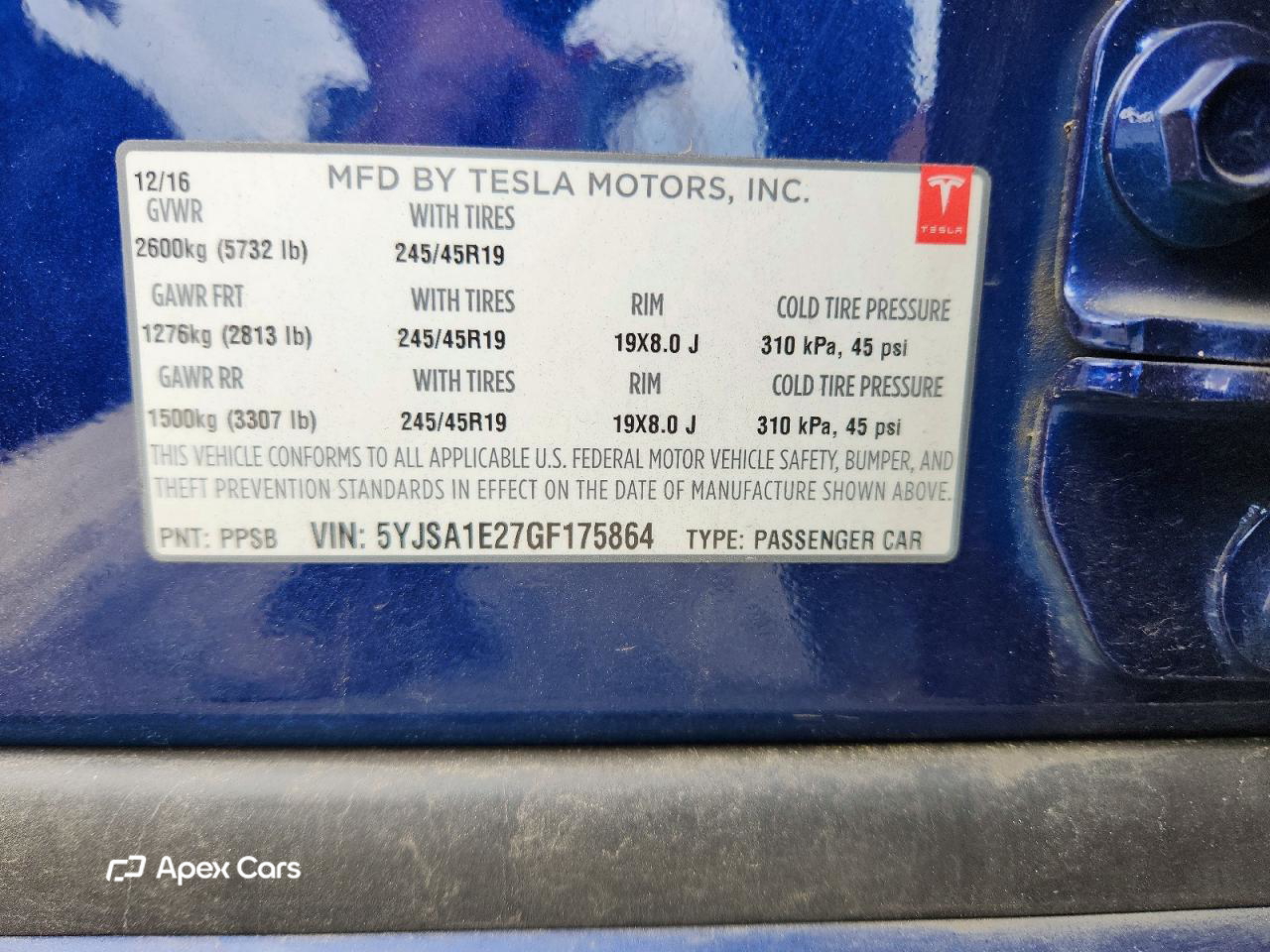 Tesla Model S 2016
