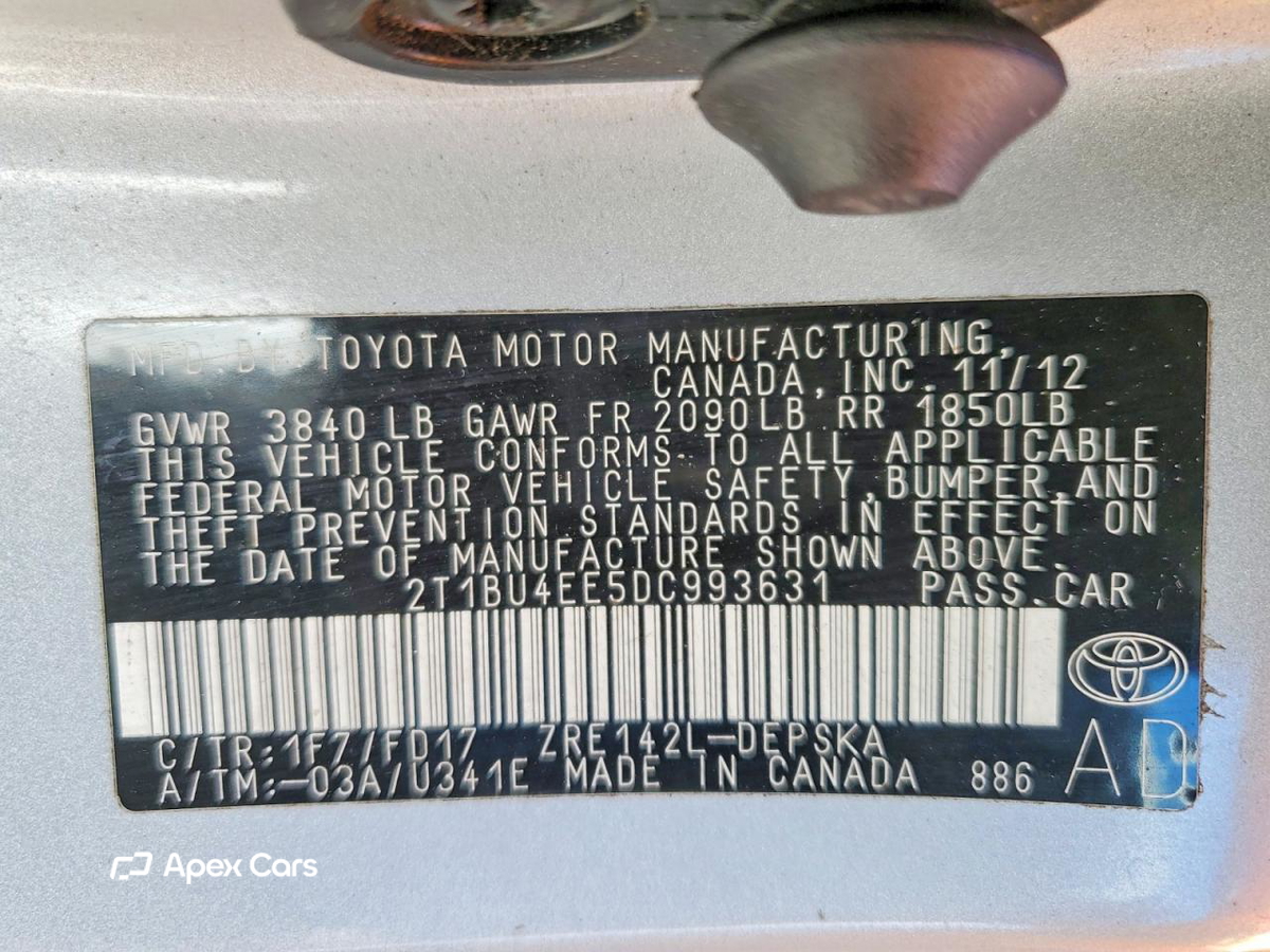 Toyota Corolla 2013